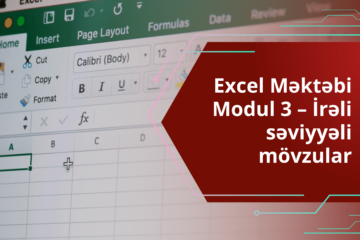 Excel Məktəbi – Modul 3 – İrəli səviyyəli mövzular