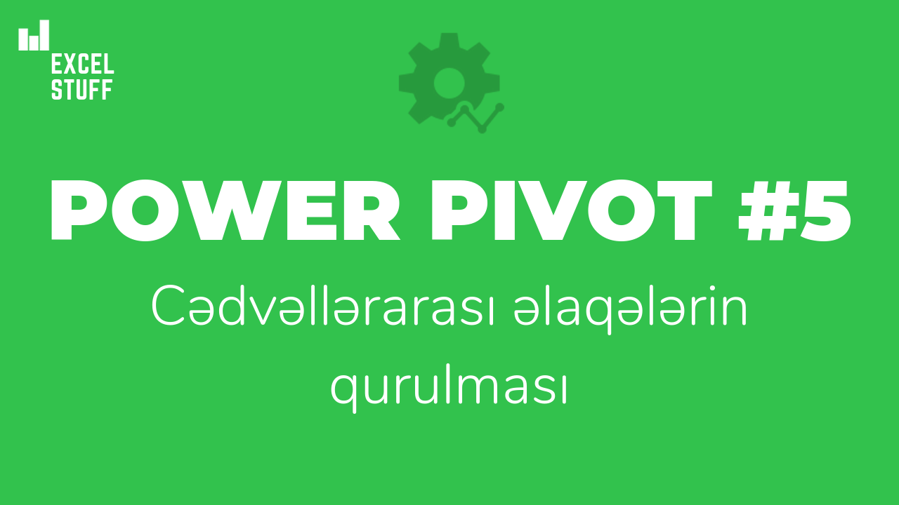 Power Pivot #5 – Cədvəllərarası əlaqələrin qurulması