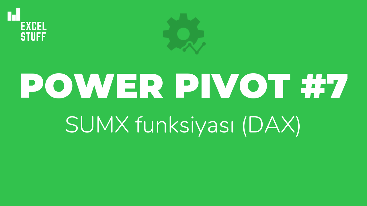 Power Pivot #7 – SUMX funksiyası (DAX)
